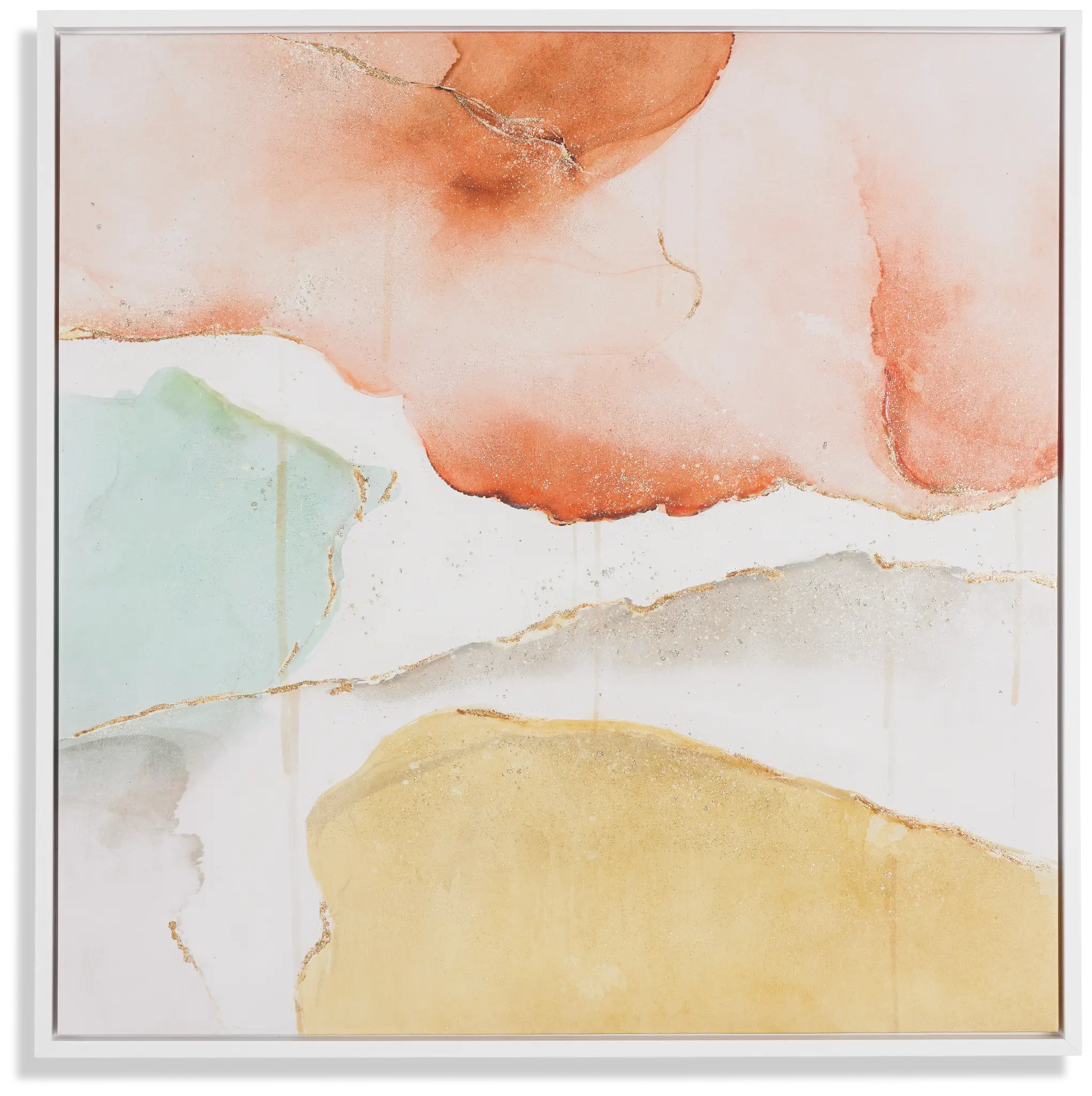 Calypso Green Framed Wall Art Calypso Green Framed Wall Art