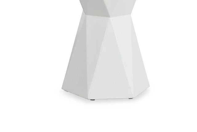 Martini White End Table