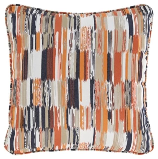 Jadran Orange 20" Indoor/outdoor Square Accent Pillow