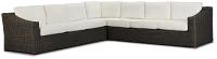 Canyon Gray White Large Two-arm Sectional