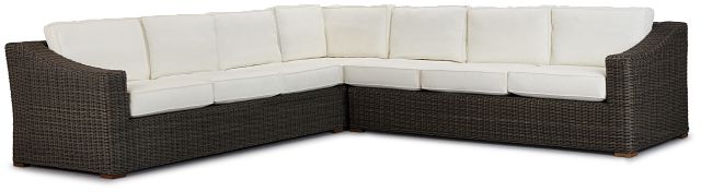 Canyon Gray White Large Two-arm Sectional