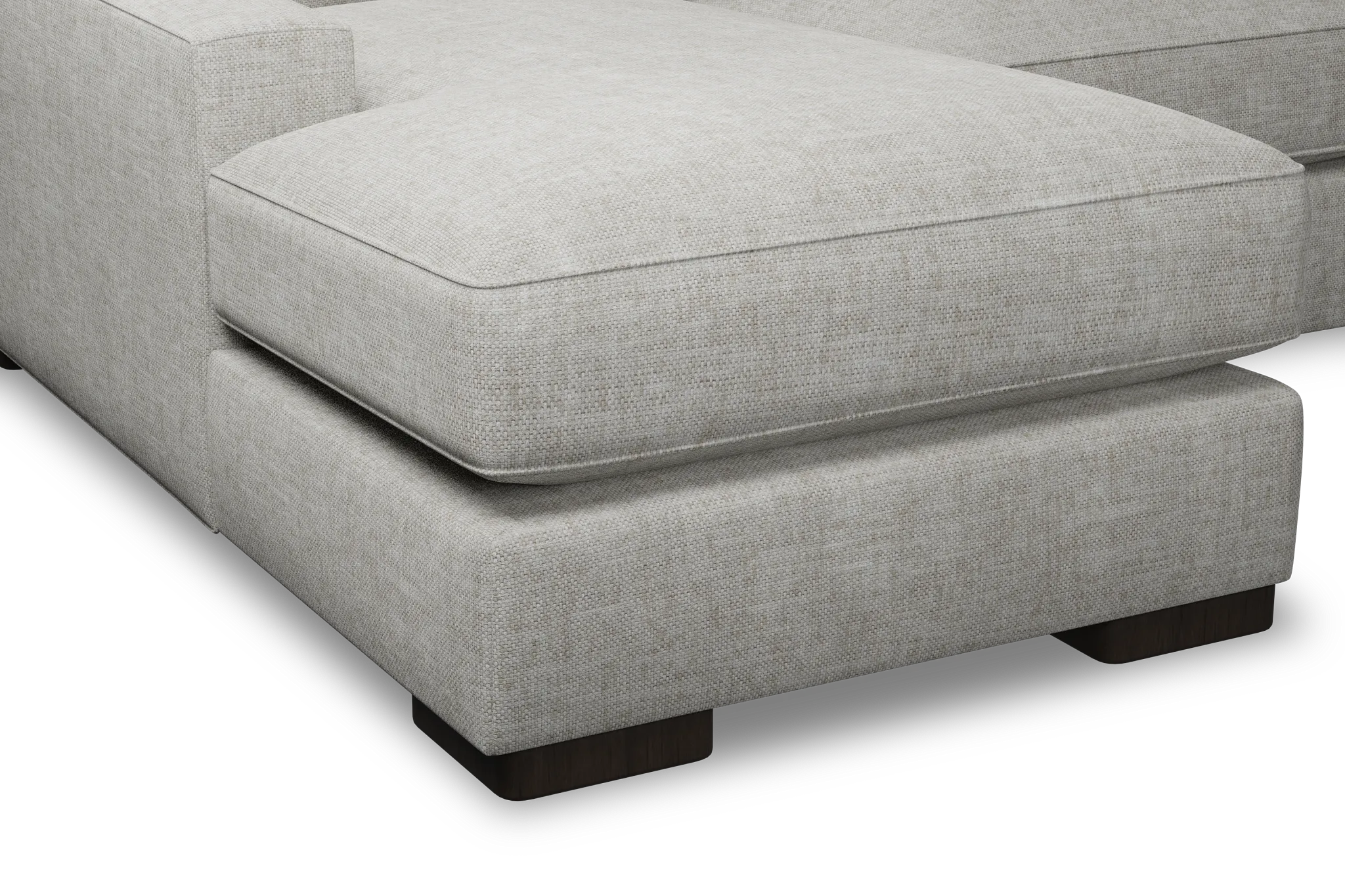 Edgewater Elevation Khaki Left Chaise Sectional