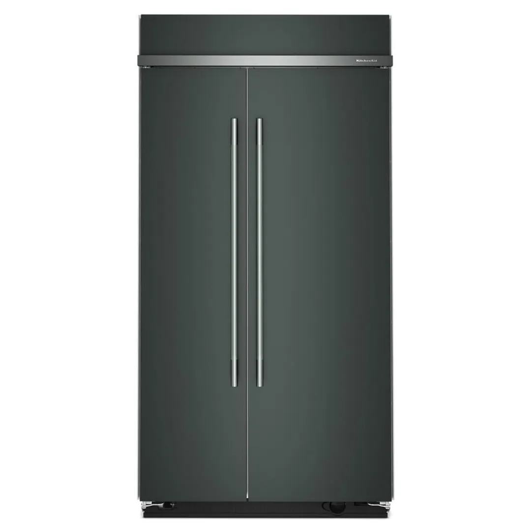 Kitchenaid 742 Series Green 42" Built In Side By Side Refrigerator