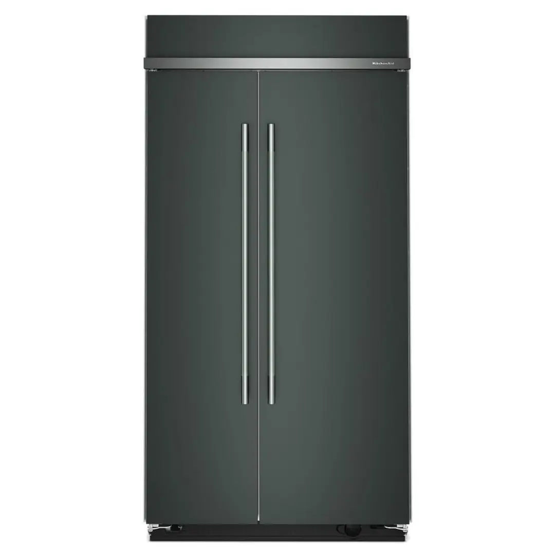 Kitchenaid 742 Series Green 42" Built In Side By Side Refrigerator Kitchenaid 742 Series Green 42" Built In Side By Side Refrigerator