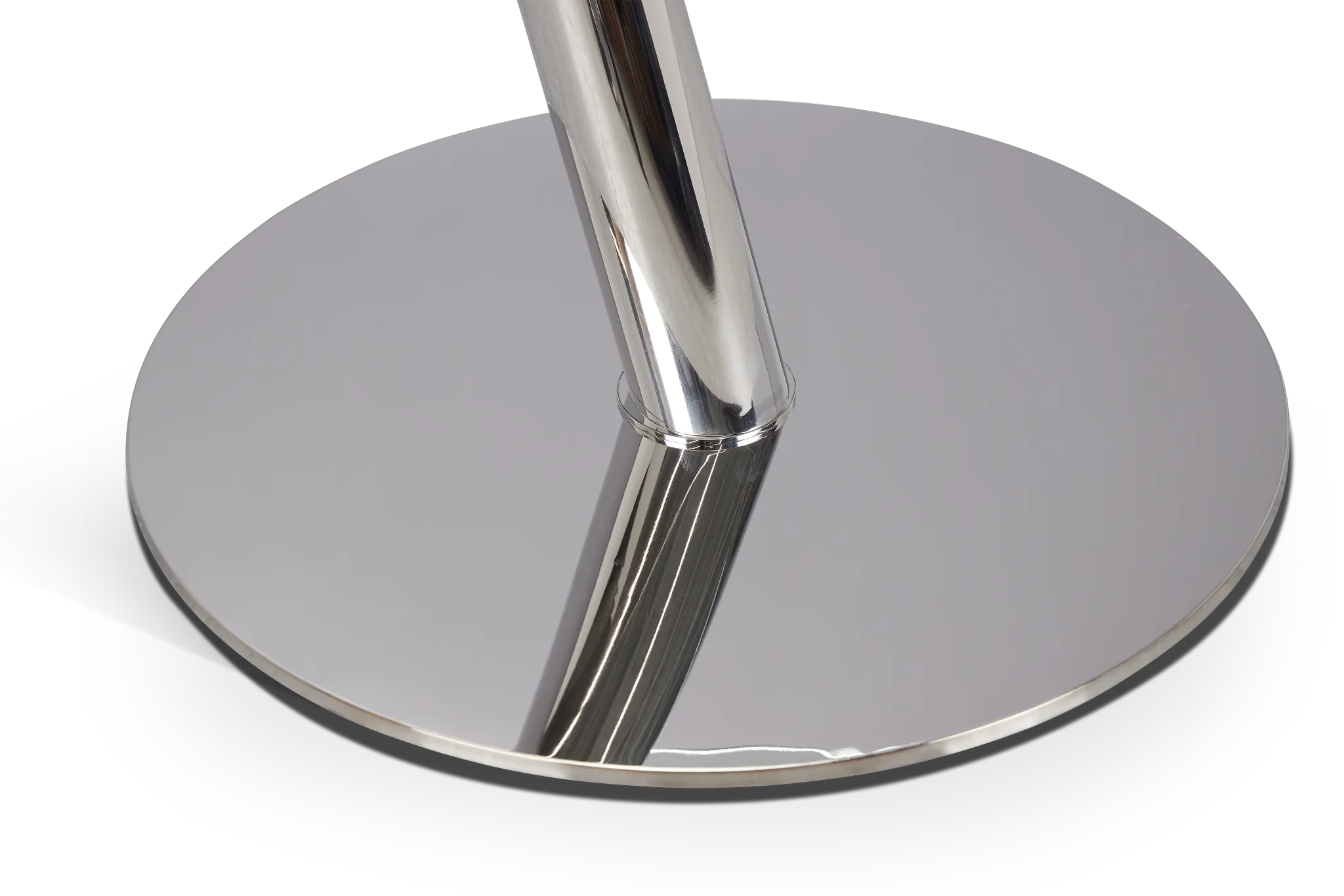 Brooks Glass Round End Table