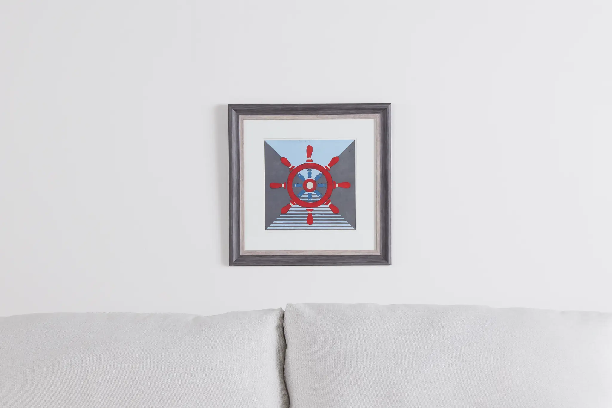 Helm Red Framed Wall Art Helm Red Framed Wall Art