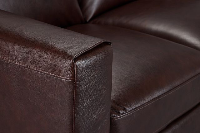 Lane Medium Brown Lthr/vinyl Sofa