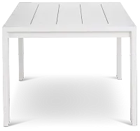 Linear White 87" Rectangular Table