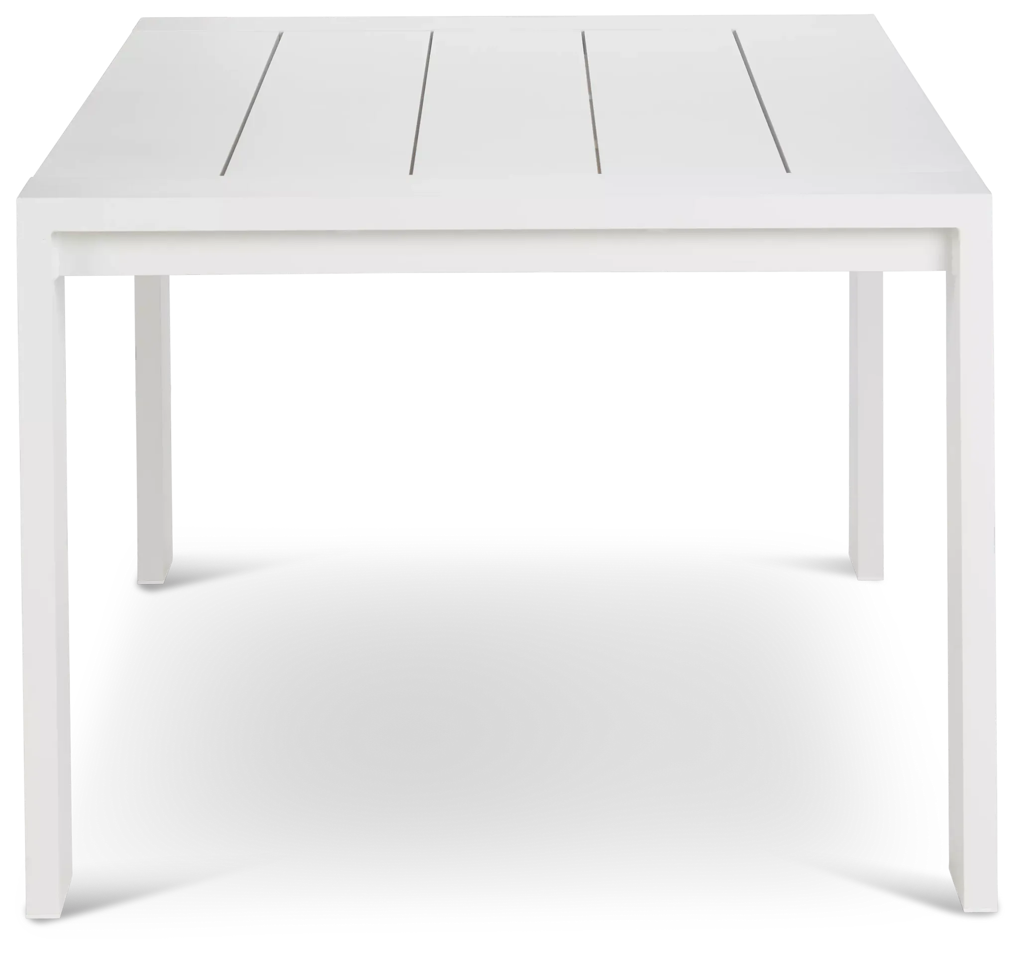 Linear White 87" Rectangular Table