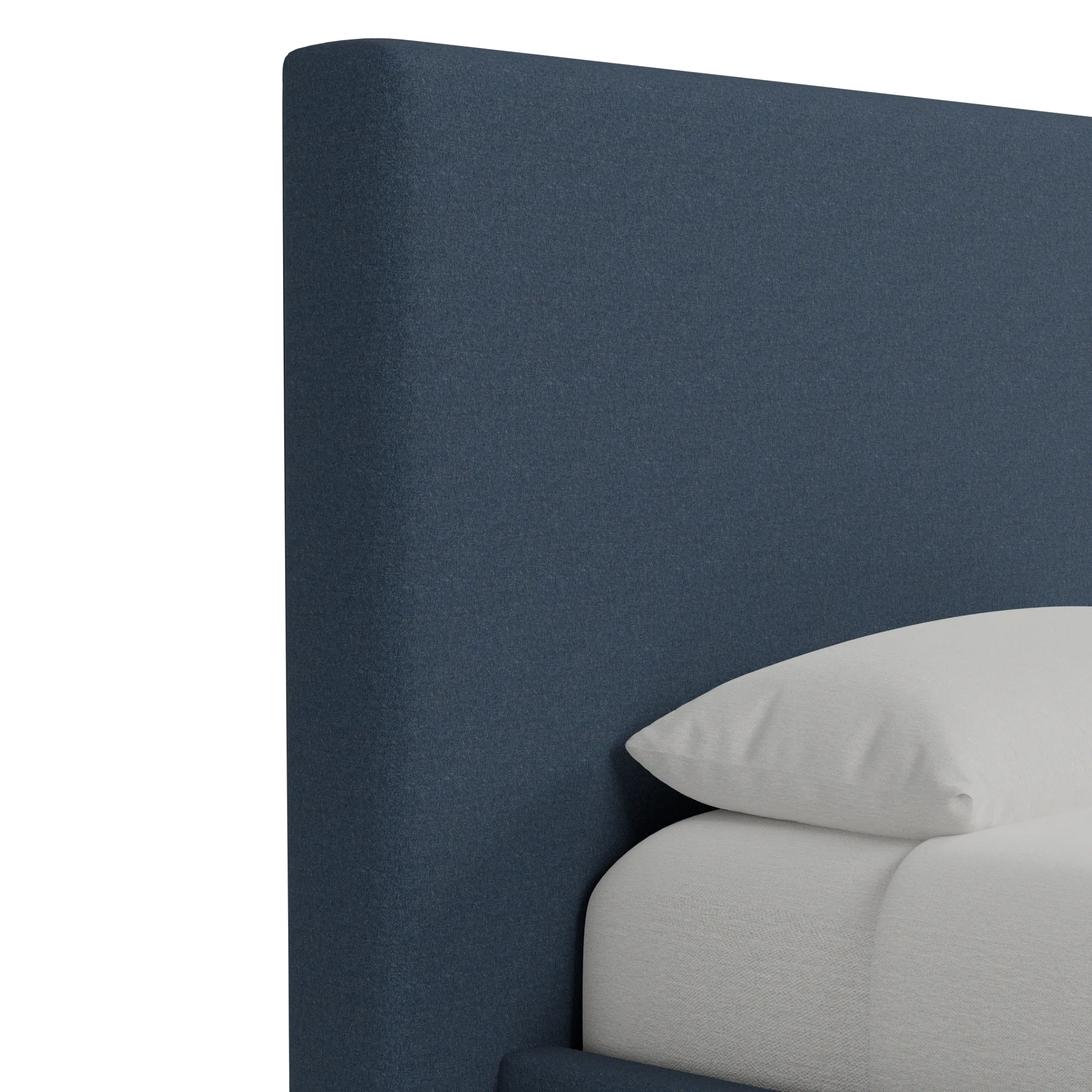 Grayton Maguire Blue 54" Upholstered Platform Bed