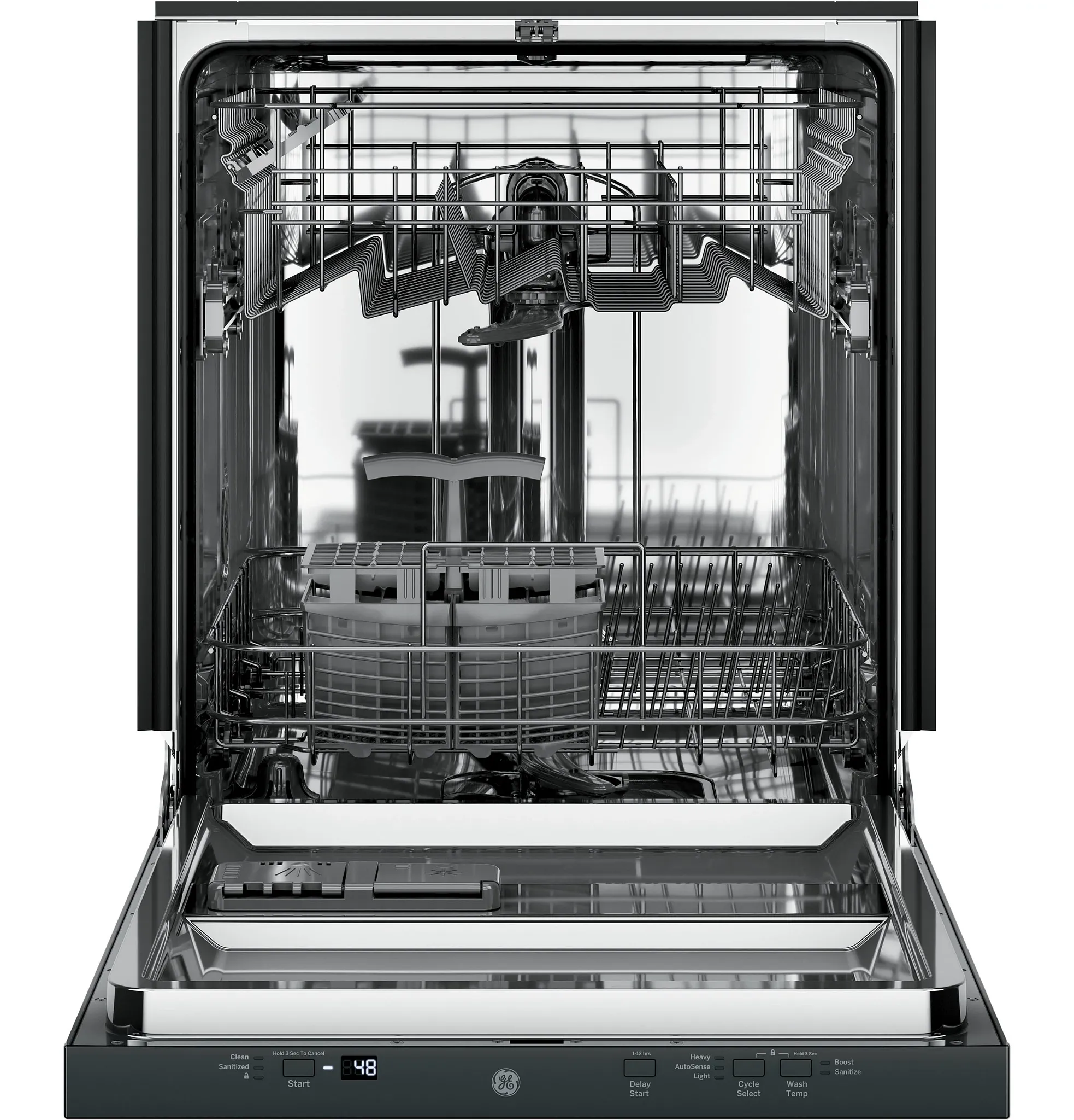 Ge 225 Series Black Built In Dishwasher
