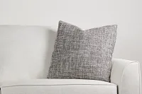 Sutt Gray 22" Accent Pillow