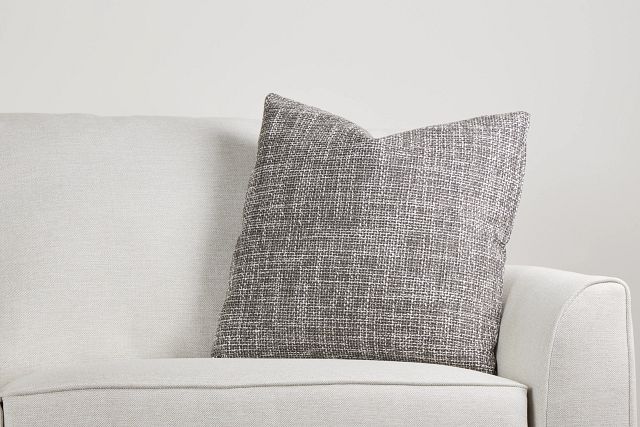 Sutton Gray 22" Accent Pillow