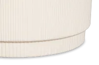 Cypress White Round Accent Table