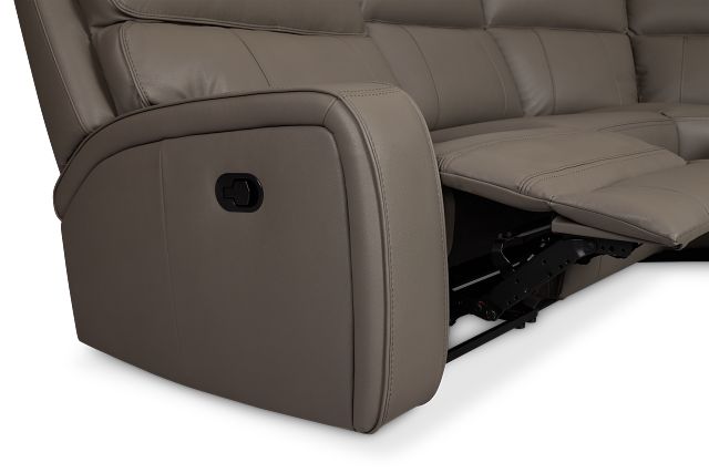 Rhett Gray Micro Large Two-arm Manually Reclining Sectional