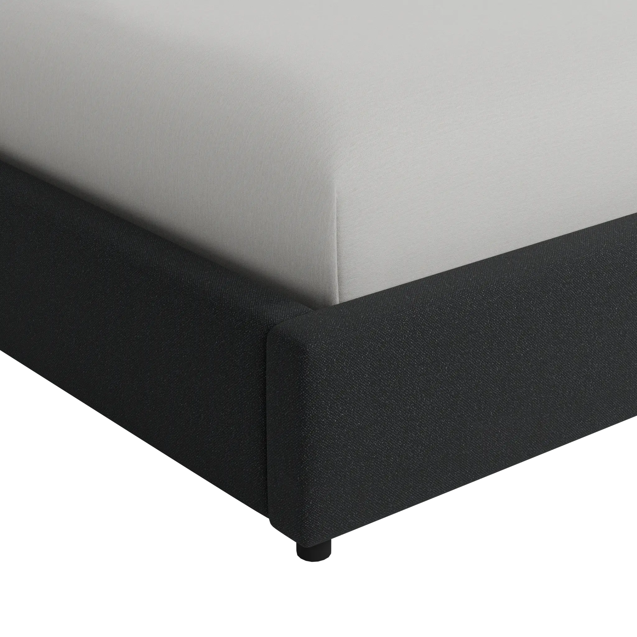 Grayton Elite Black 54" Upholstered Platform Bed Grayton Elite Black 54" Upholstered Platform Bed