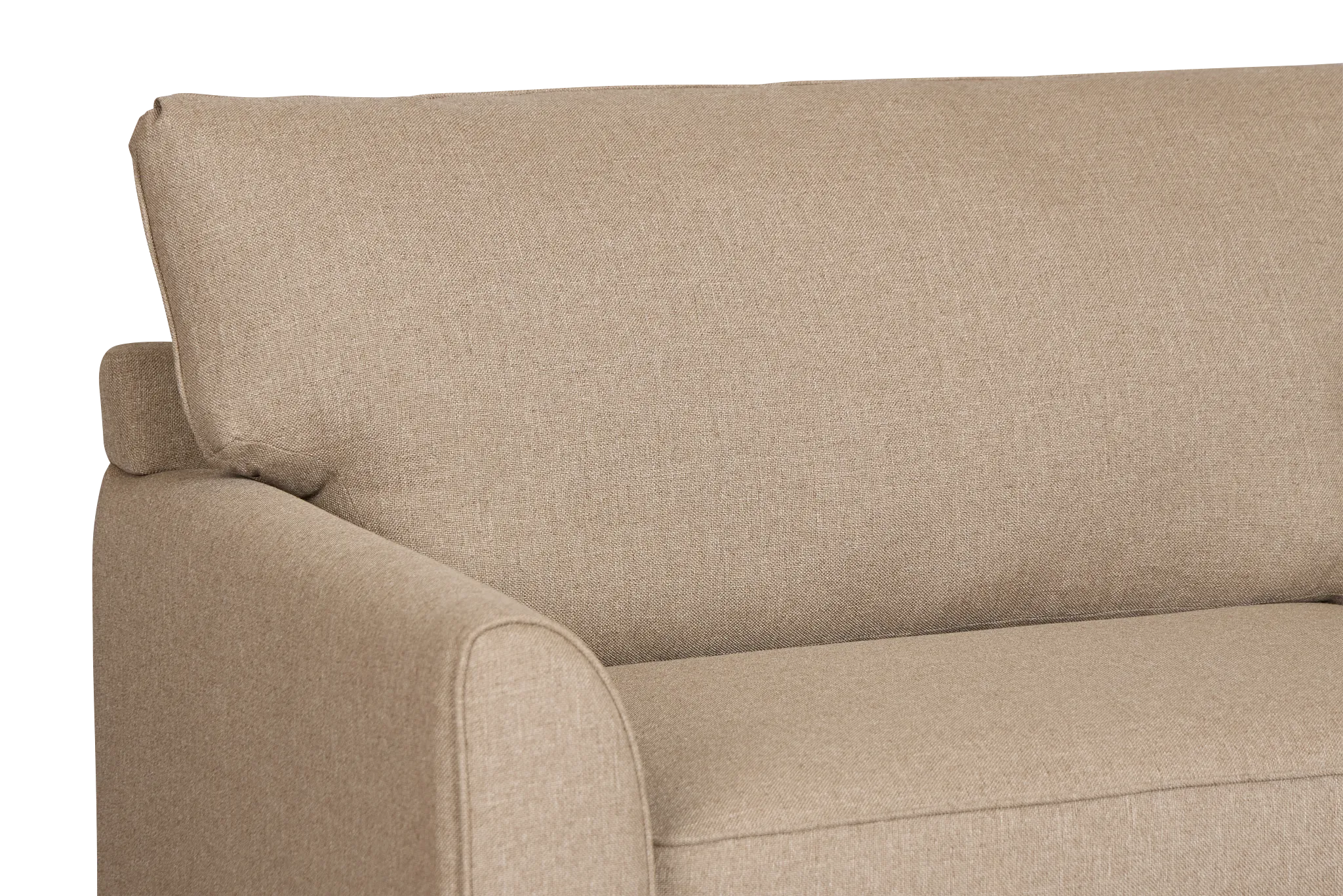Tate Brown Fabric Memory Foam Sleeper
