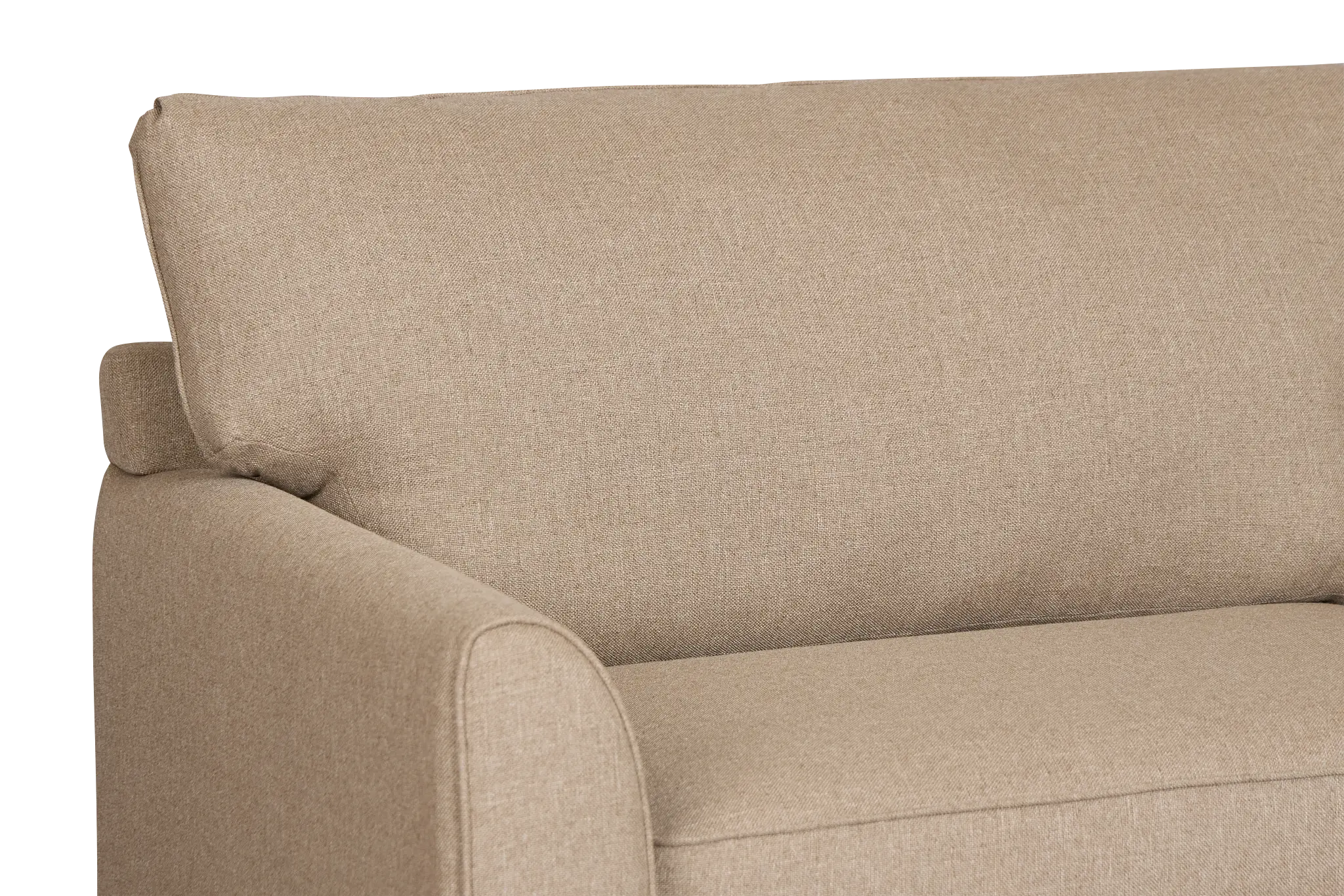 Tate Brown Fabric Memory Foam Sleeper Tate Brown Fabric Memory Foam Sleeper
