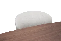 Nomad Mid Tone 94" Oval Table & 4 Light Beige Chairs W/ Mid-tone Legs