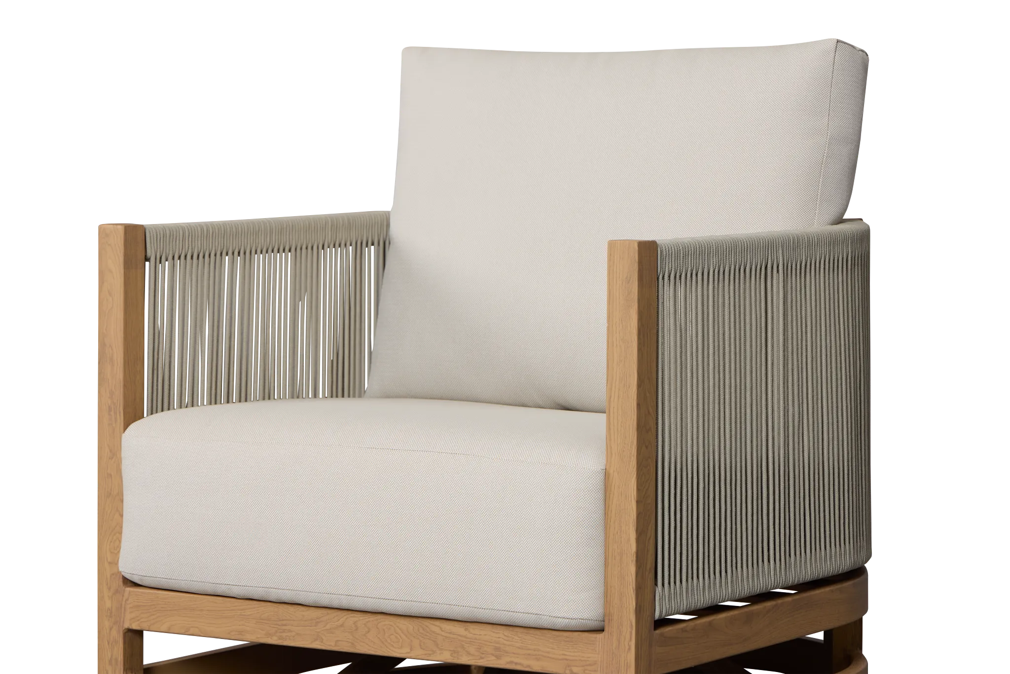 Paros Light Tone Swivel Chair