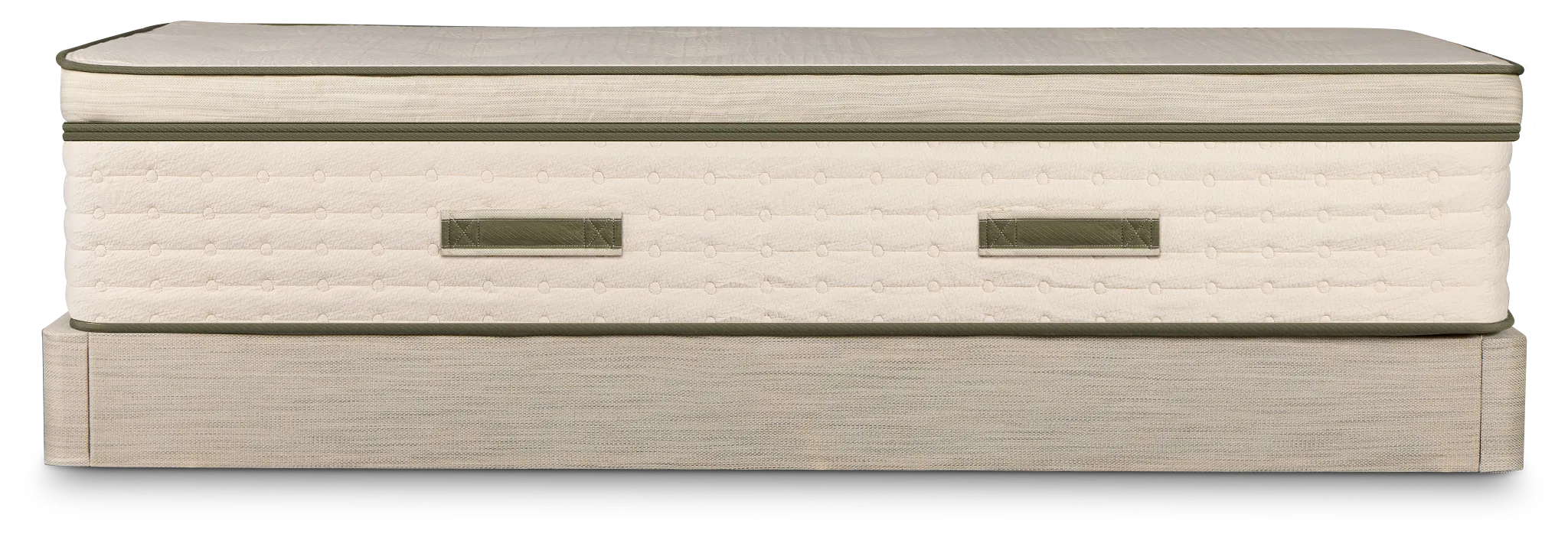 Avocado Green Plush Mattress Set