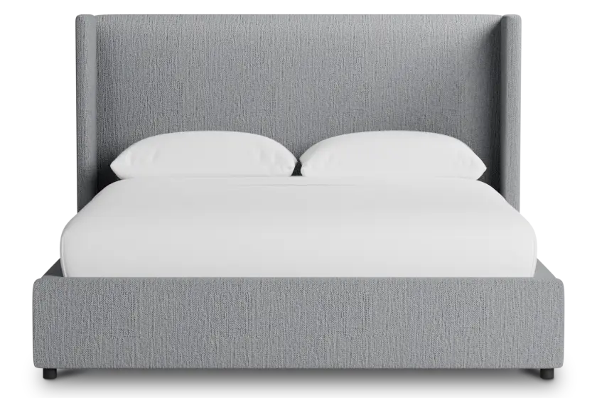 Captiva Revenue Gray 48" Upholstered Shelter Bed Captiva Revenue Gray 48" Upholstered Shelter Bed