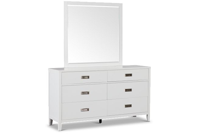 Chatham White Dresser & Mirror