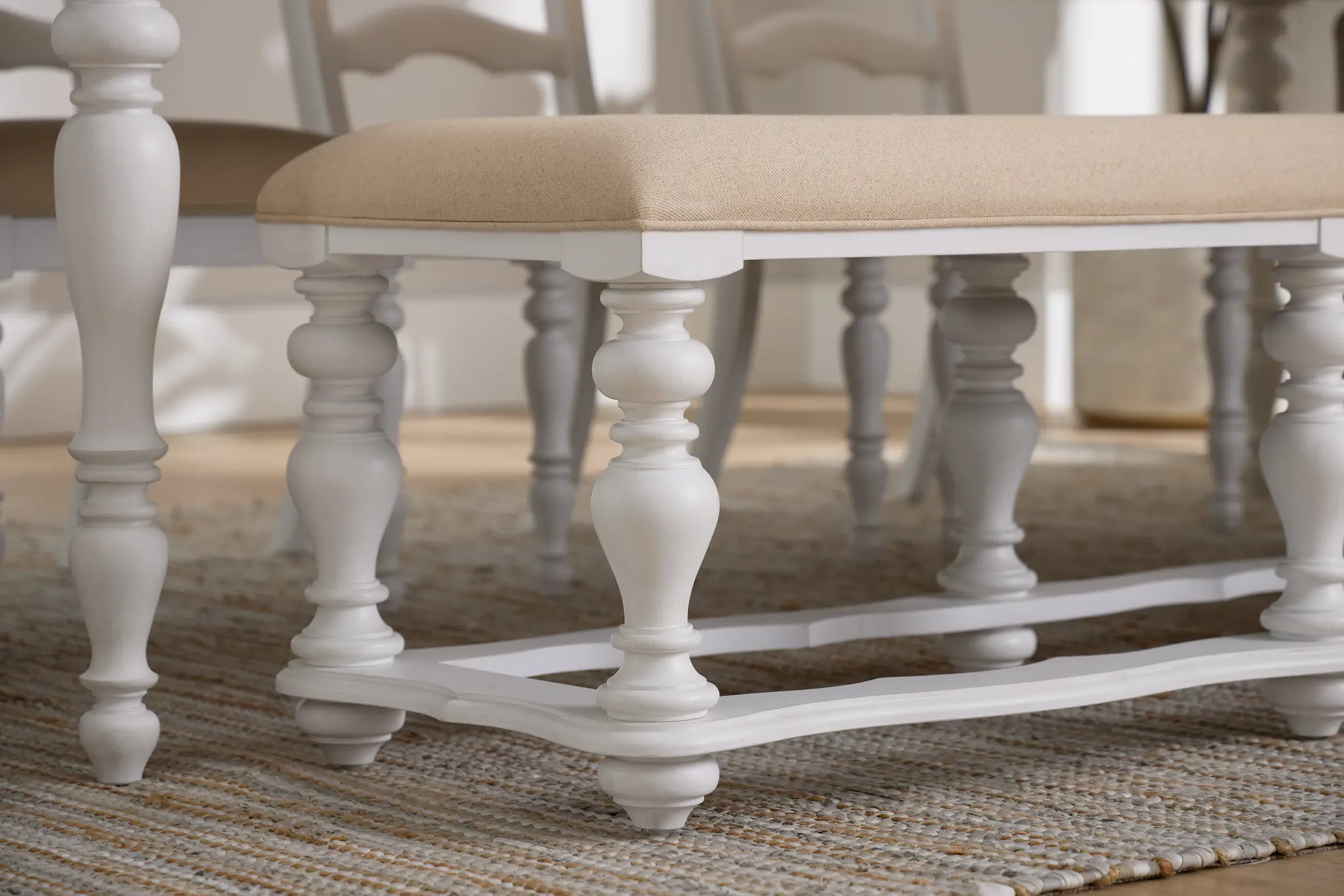 Savannah Ivory 58" Bench Savannah Ivory 58" Bench