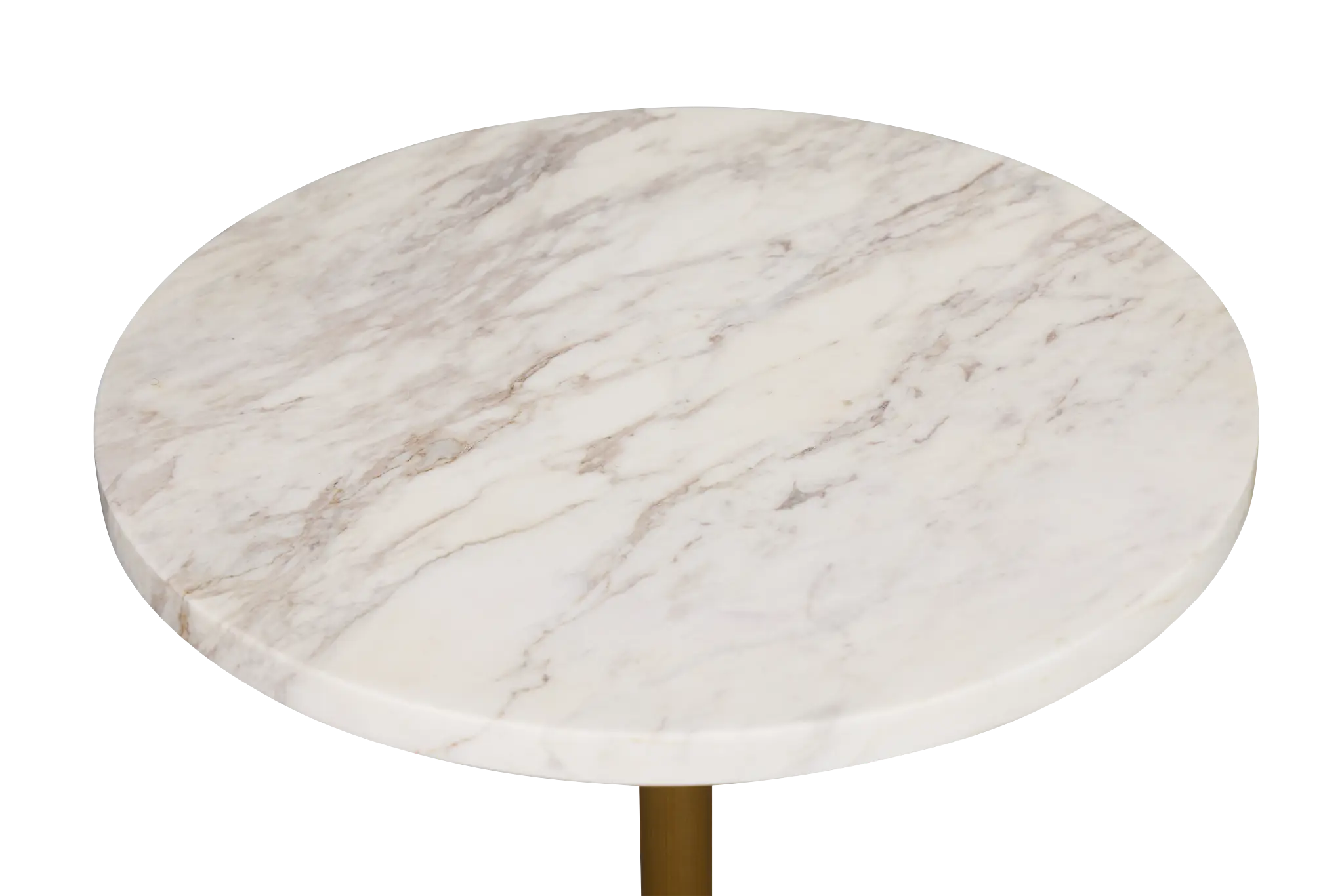 Dolli White Round End Table Dolli White Round End Table