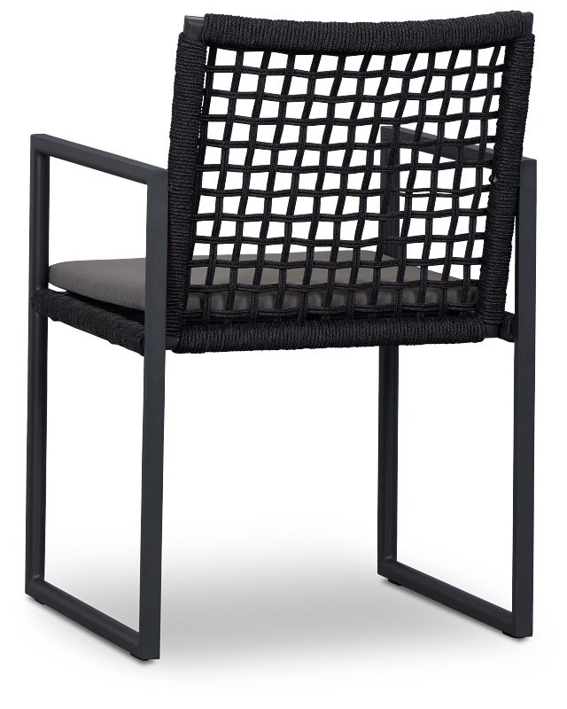 Sunrise Dark Gray Aluminum Arm Chair