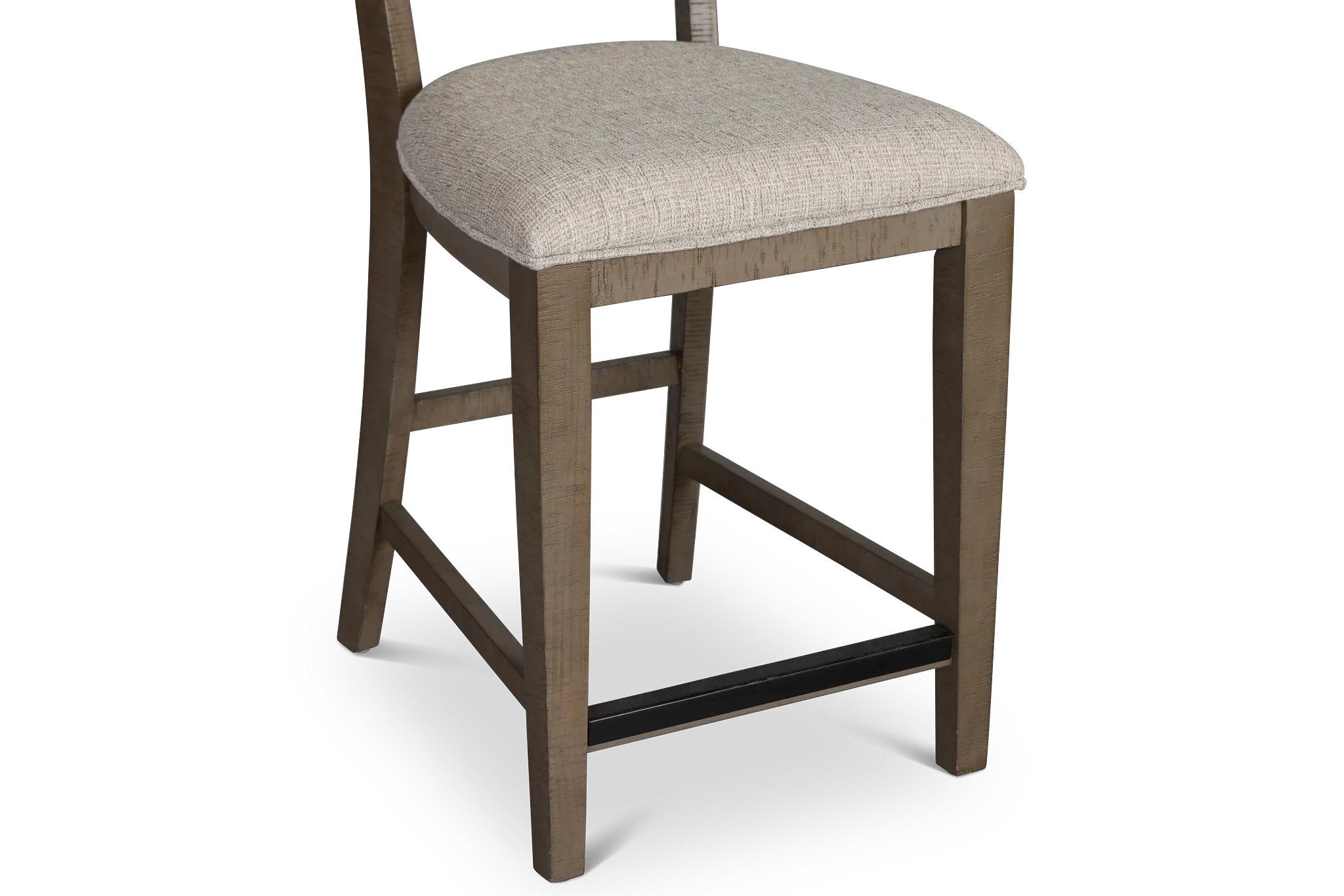 Heron Cove Light Tone 24" Upholstered Barstool