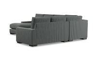 Edgewater Lucy Navy Medium Left Chaise Sectional