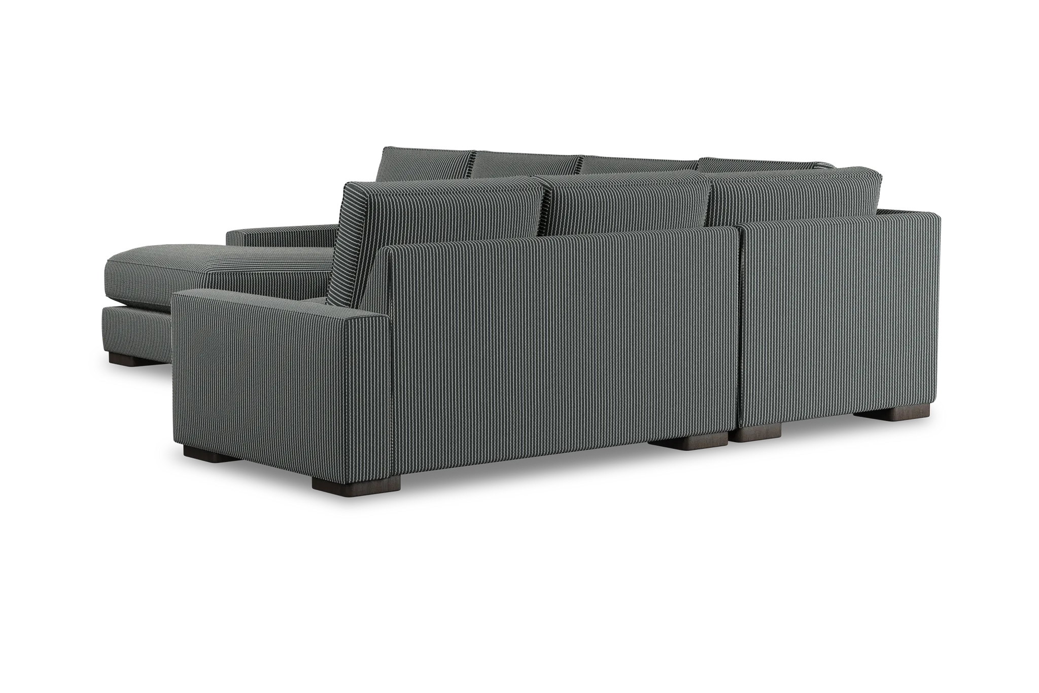 Edgewater Lucy Navy Medium Left Chaise Sectional