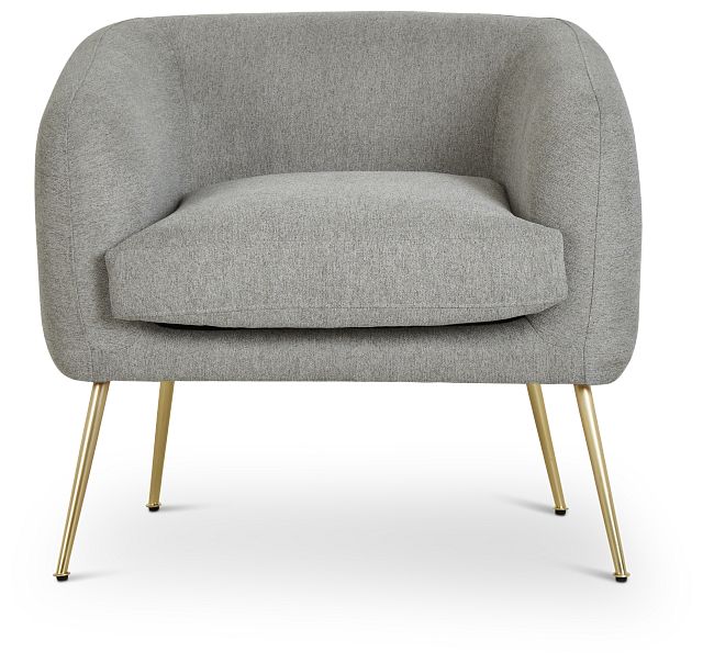 Aubrey Light Gray Fabric Accent Chair (3)