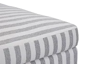 Destin Sea Lane Dark Gray Fabric Cocktail Ottoman