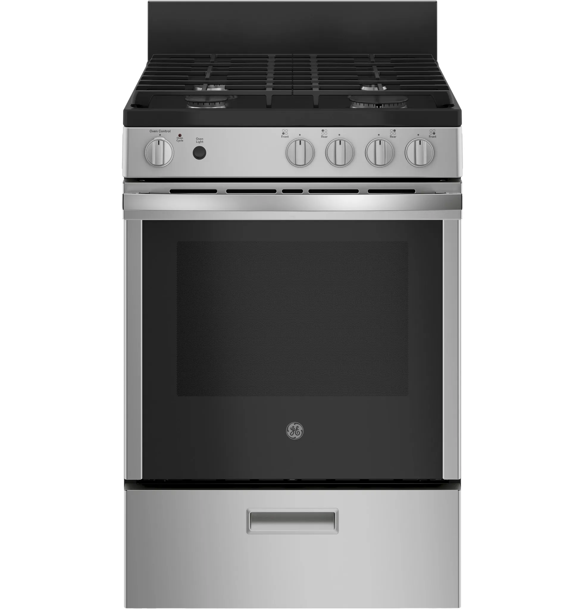 Ge 640 Series Stainless Steel 24" Gas Range