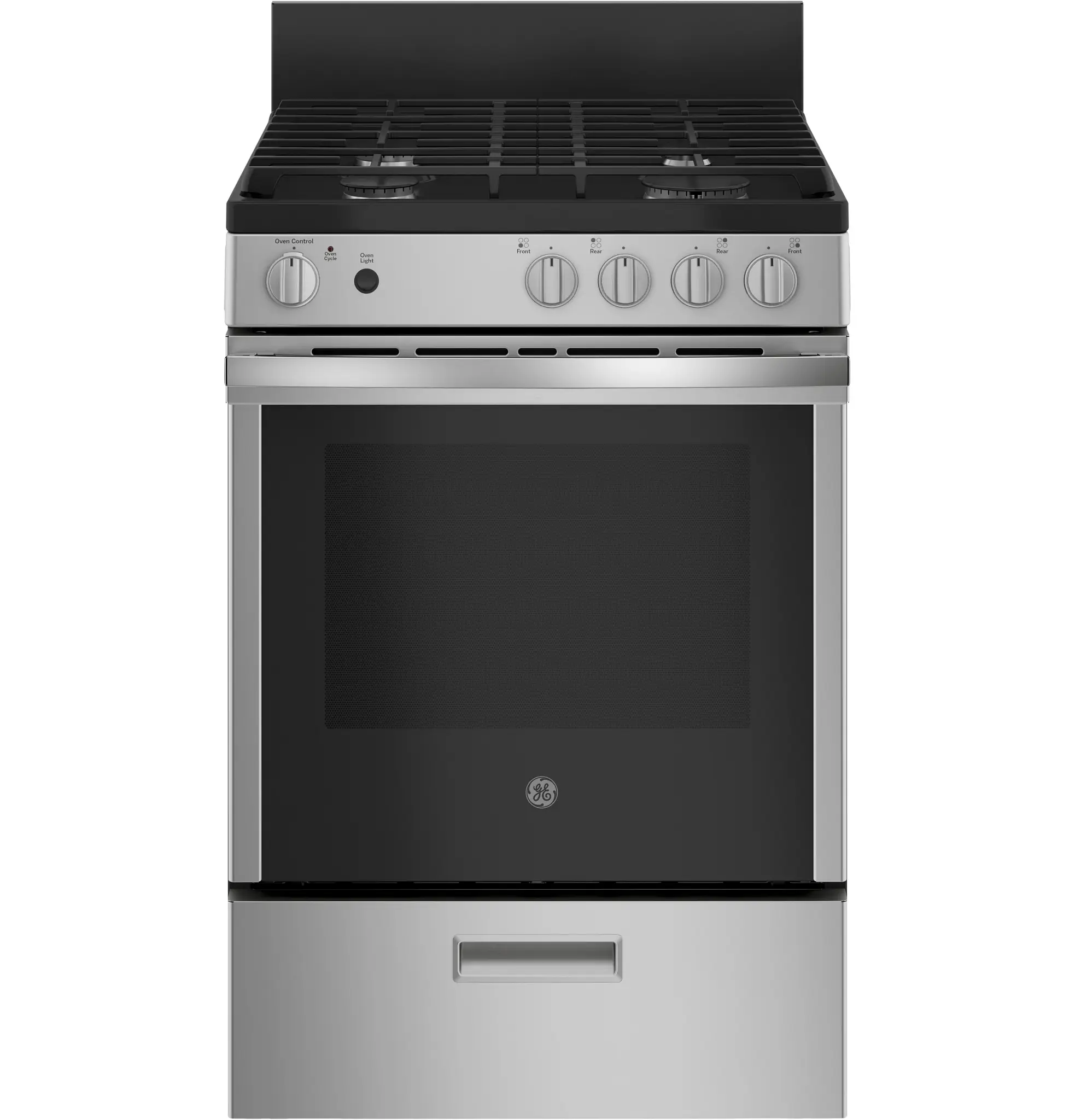 Ge 640 Series Stainless Steel 24" Gas Range Ge 640 Series Stainless Steel 24" Gas Range