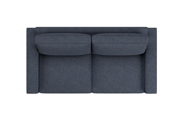 Edgewater Maguire Blue 84" Sofa W/ 2 Cushions