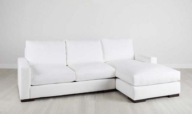 Edgewater Peyton White Right Chaise Sectional