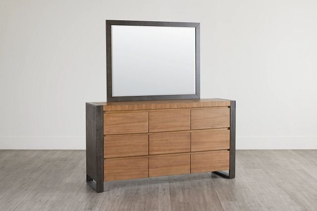Jackson Two-tone Dresser & Mirror