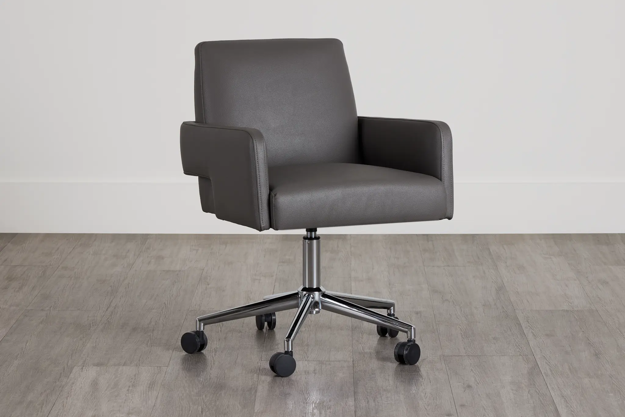 Skye Dark Gray Swivel Desk Chair Skye Dark Gray Swivel Desk Chair