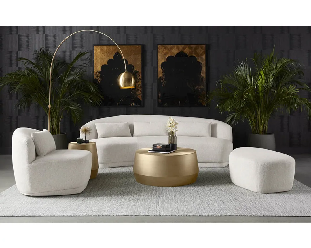 Mensa Dark Gray Round End Table