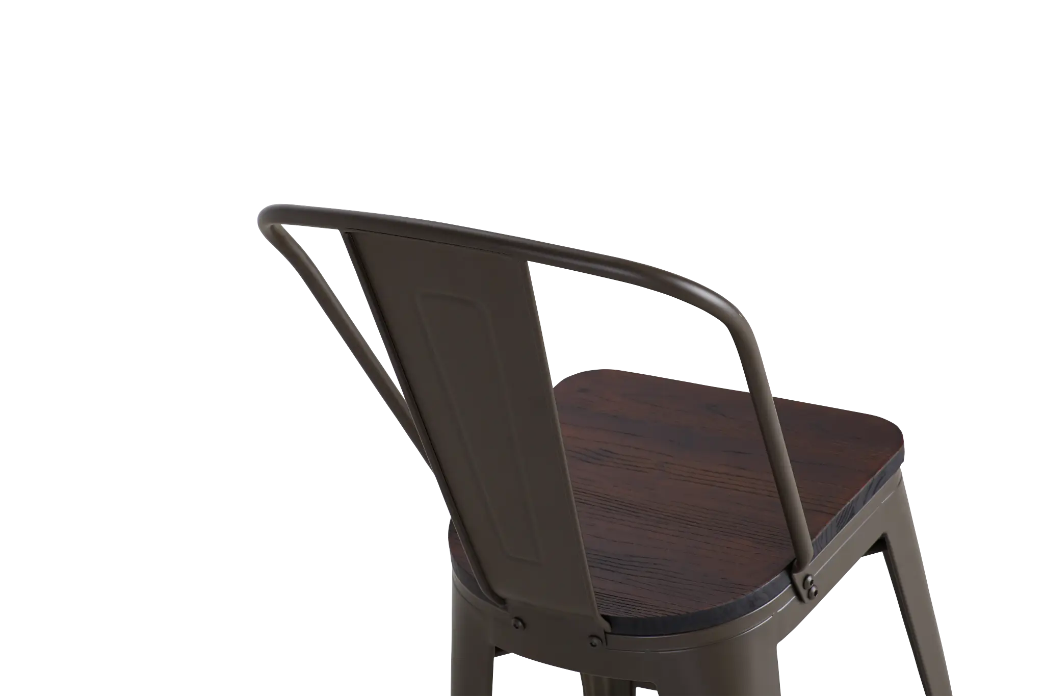 Harlow Dark Tone 24" Wood Barstool Harlow Dark Tone 24" Wood Barstool