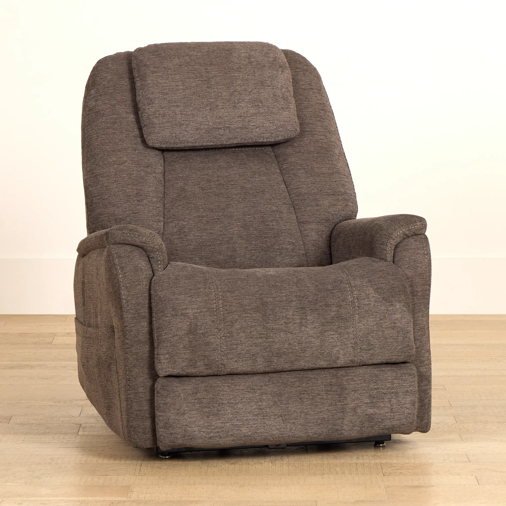 Model 3+ Petite Dark Gray Fabric Power Lift Recliner