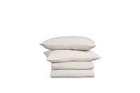 Rest & Renew Cotton Sateen Beige 300 Thread Duvet Set