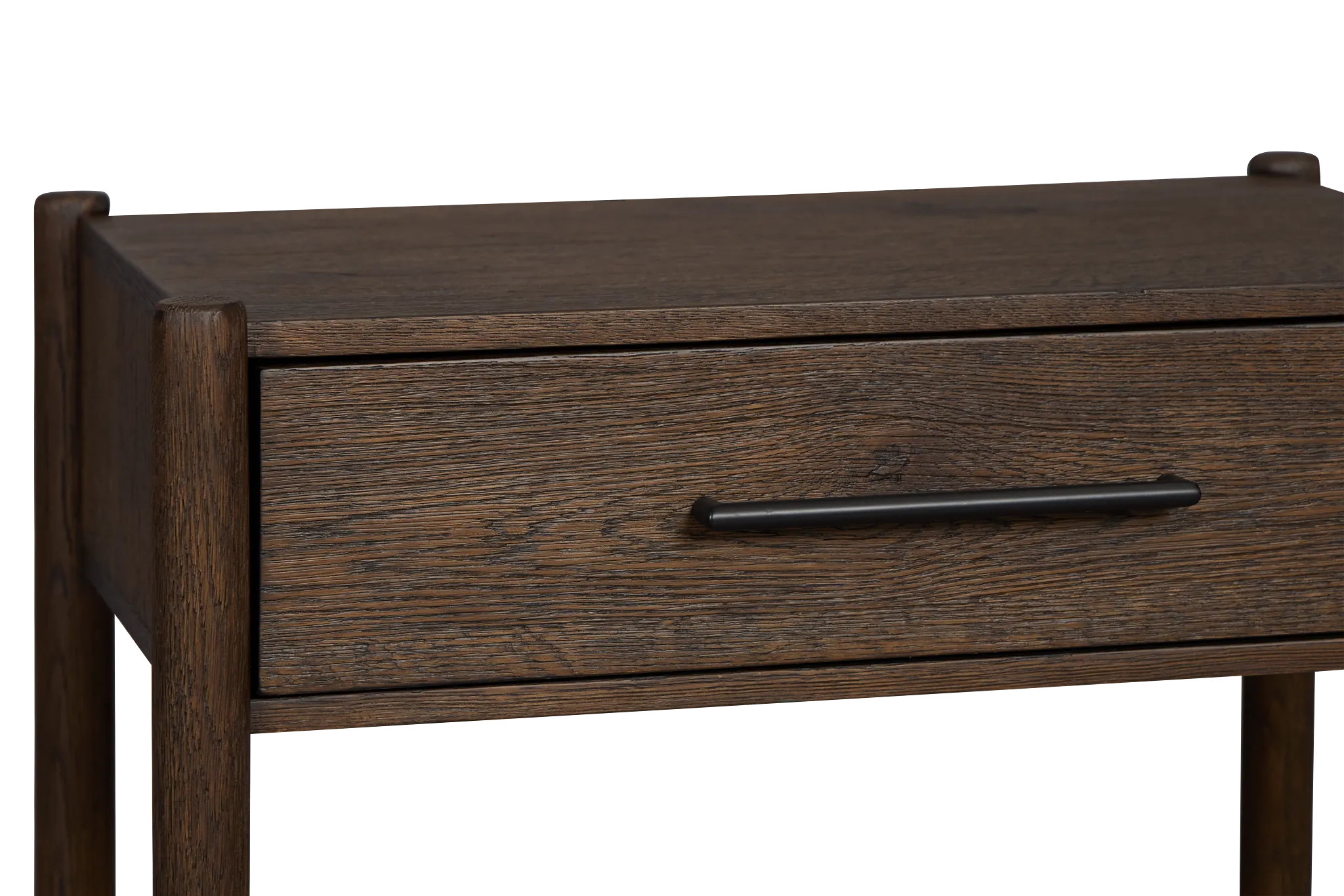 Santorini Dark Tone Woven Nightstand