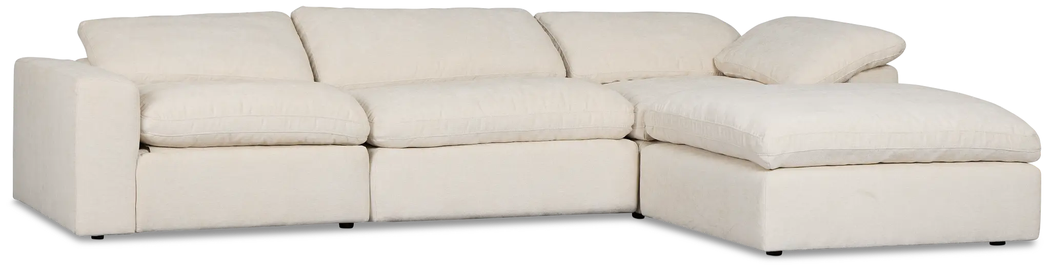 Drift Light Beige Fabric Small Right Bumper Power Reclining Sectional Drift Light Beige Fabric Small Right Bumper Power Reclining Sectional