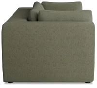 Destin Sutton Green Fabric 2 Piece Modular Sofa