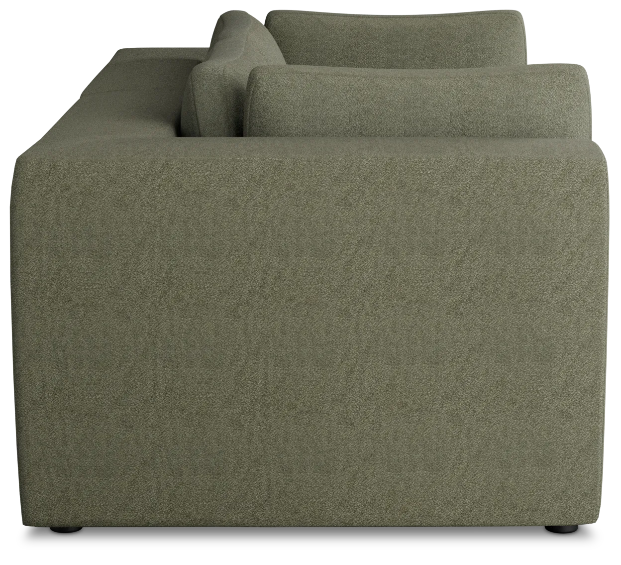 Destin Sutton Green Fabric 2 Piece Modular Sofa