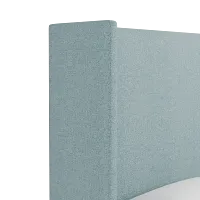 Captiva Elite Light Blue 60" Upholstered Shelter Bed